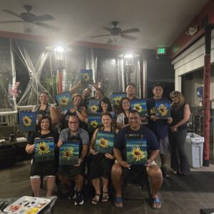 Big city diner paint party