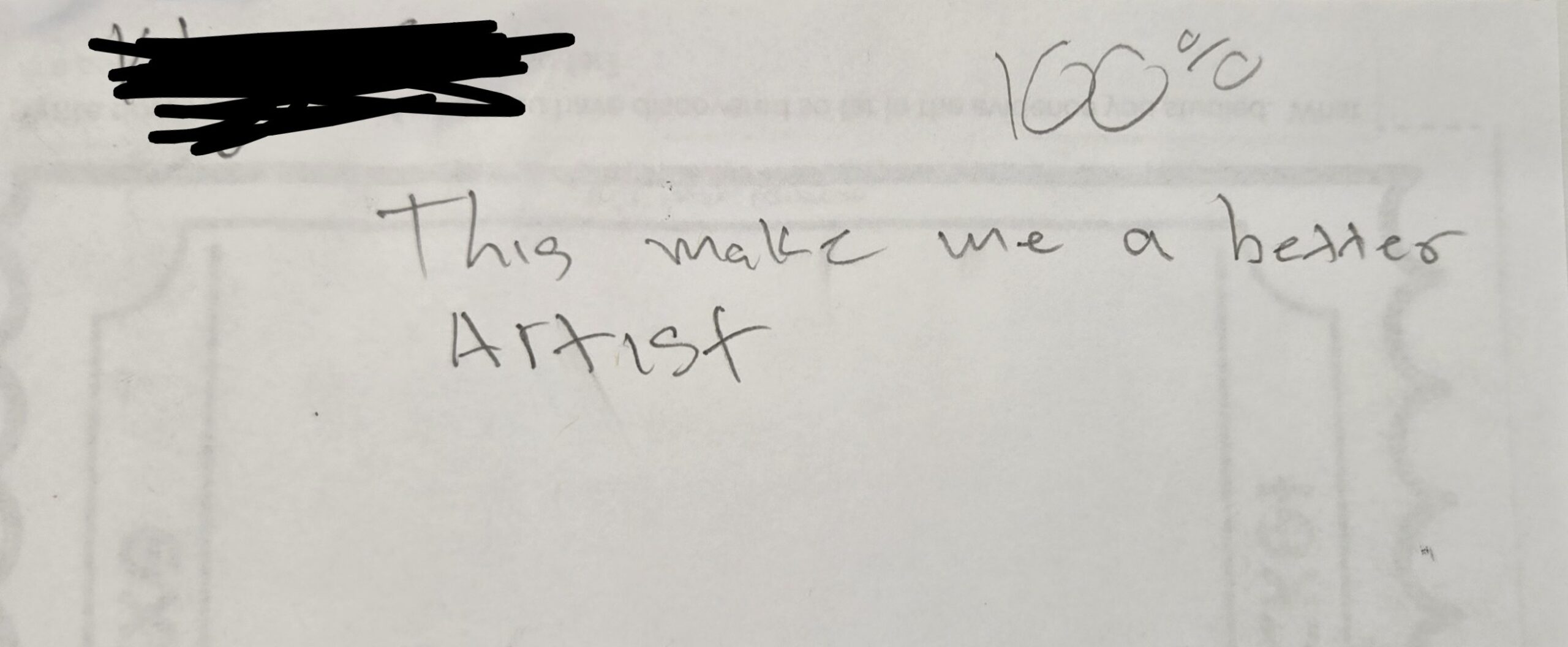 Student Reflection